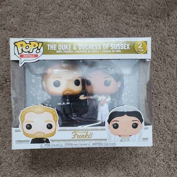 Duke and Duchess of  Sussex Funko Set - Picture 2 of 3